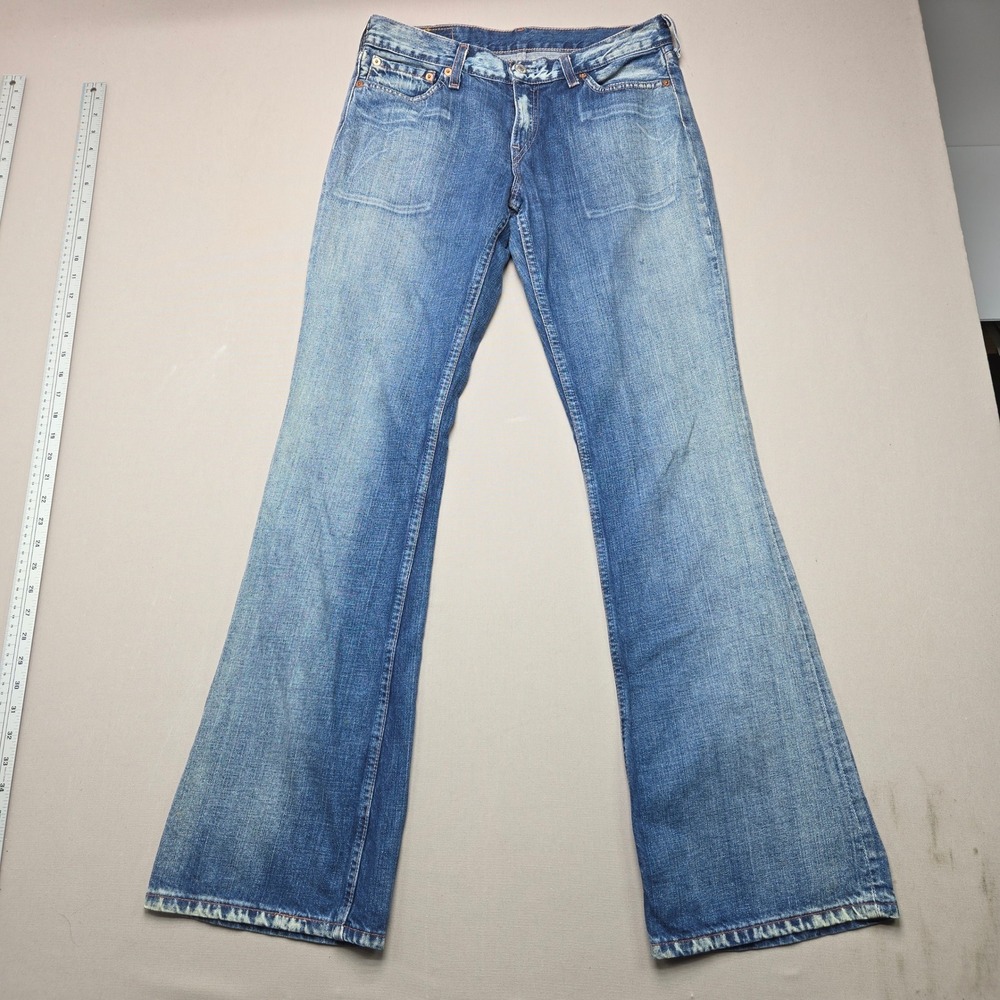 Levi's Jeans 529 Low Pro Flare Medium Wash Blue Womens 29x34 Cotton Regular Fit